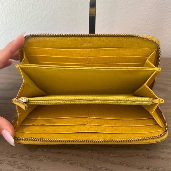 Fendi Zucca Coated Canvas Zippy Long Wallet - Picture 6 of 17